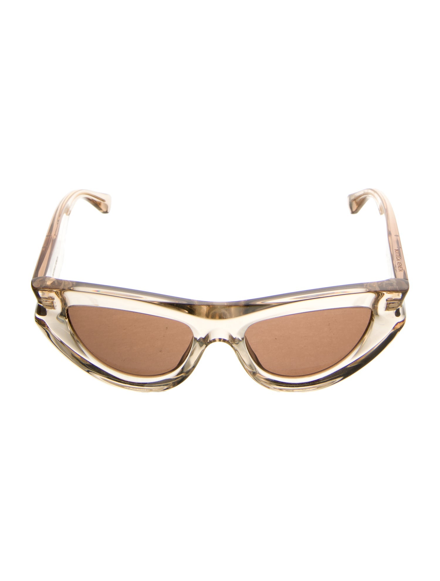 Bottega Veneta Shield Mirrored Sunglasses w/ Tags