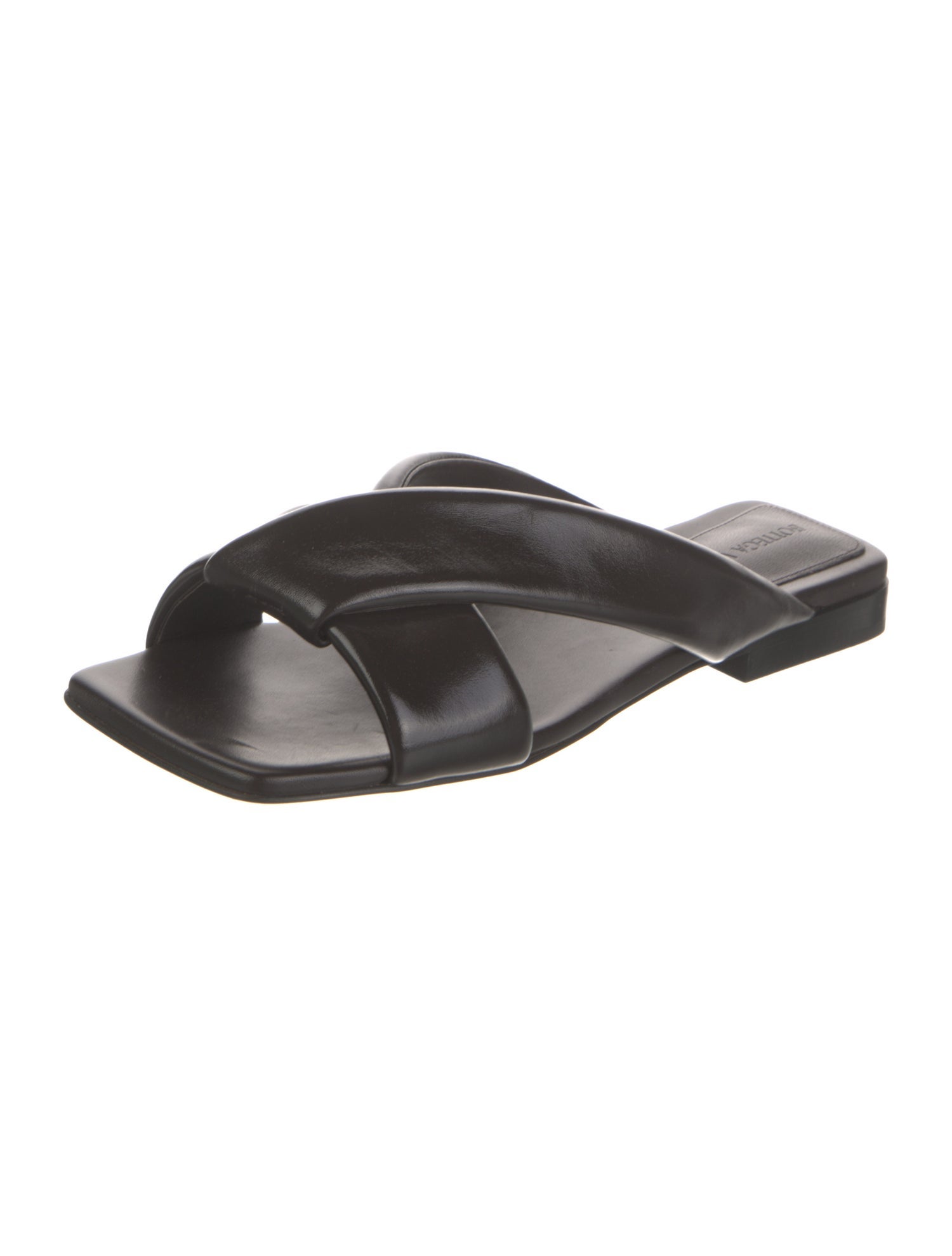 Bottega Veneta Leather Slides