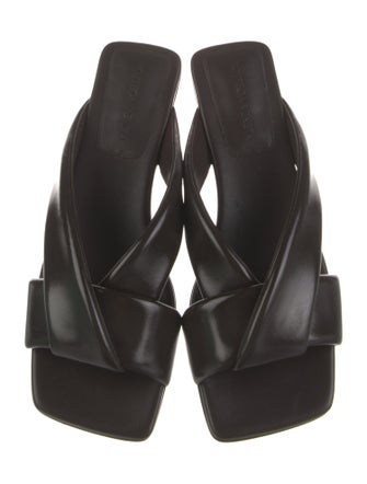 Bottega Veneta Leather Slides