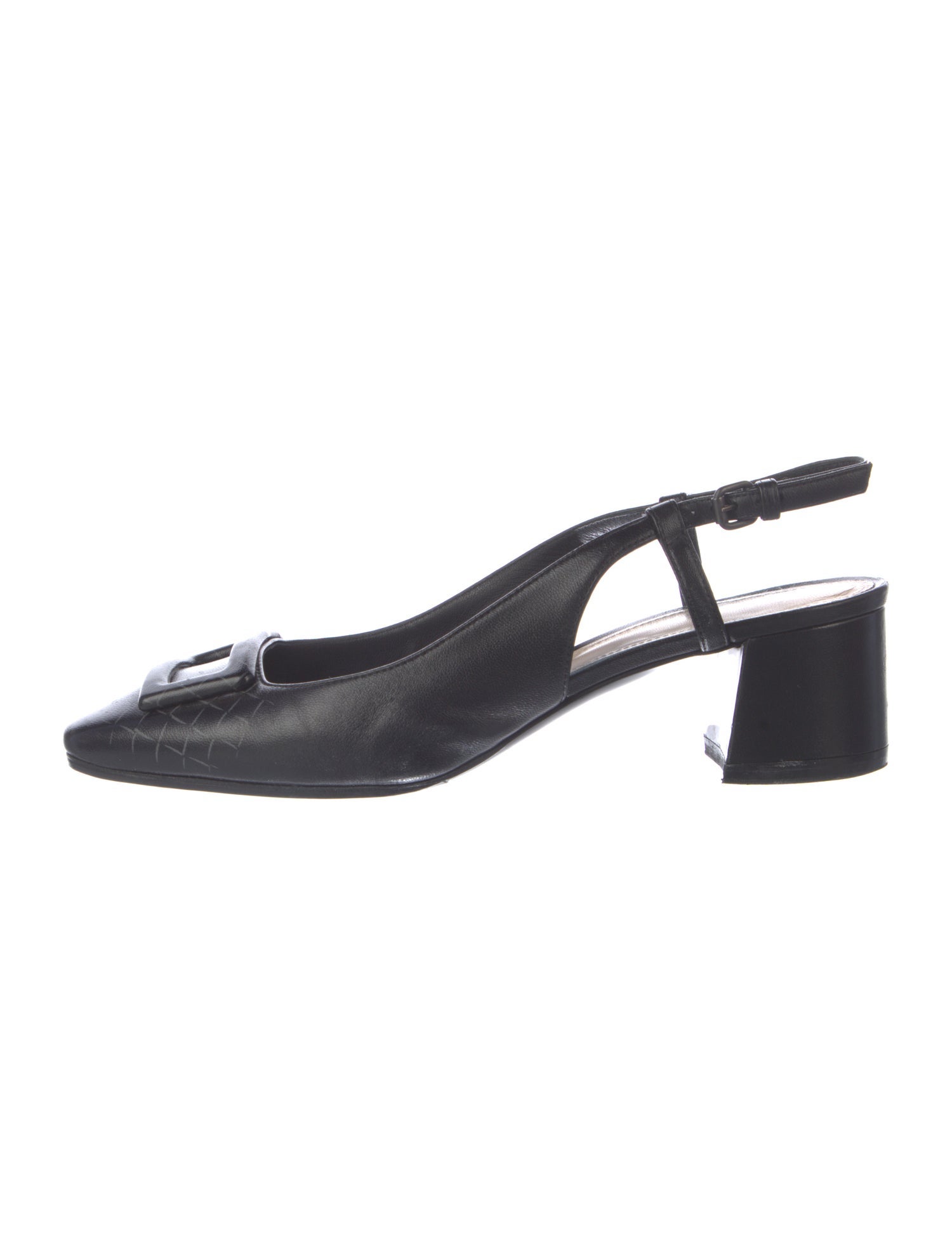 Bottega Veneta Intrecciato Weave Leather Slingback Pumps