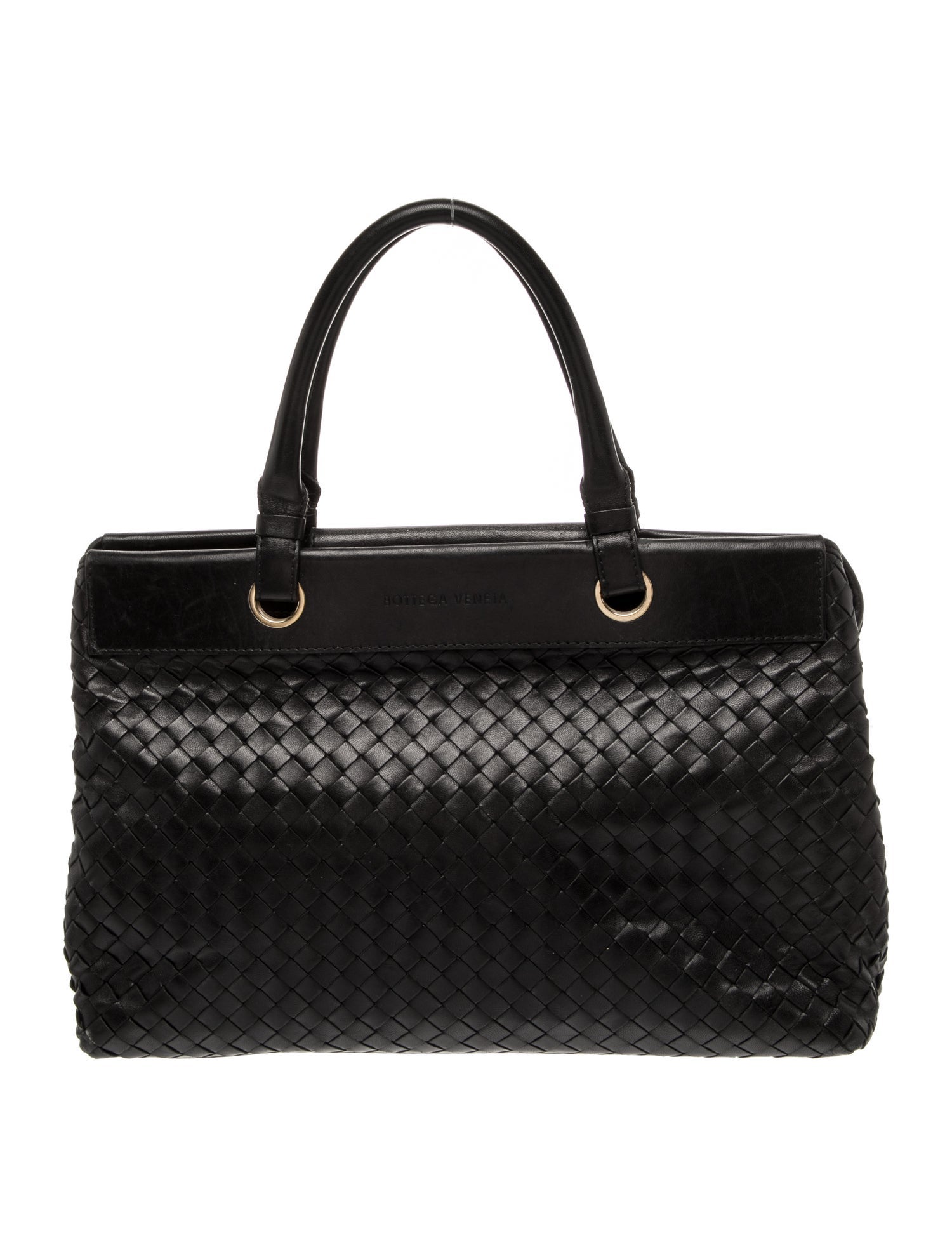 Bottega Veneta Leather Top Handle Bag
