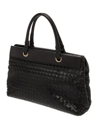 Bottega Veneta Leather Top Handle Bag