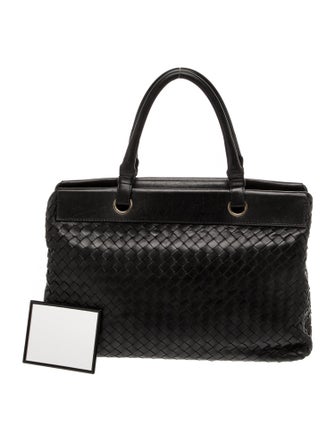 Bottega Veneta Leather Top Handle Bag