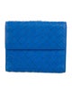 Bottega Veneta Intrecciato Weave Leather Compact Wallet