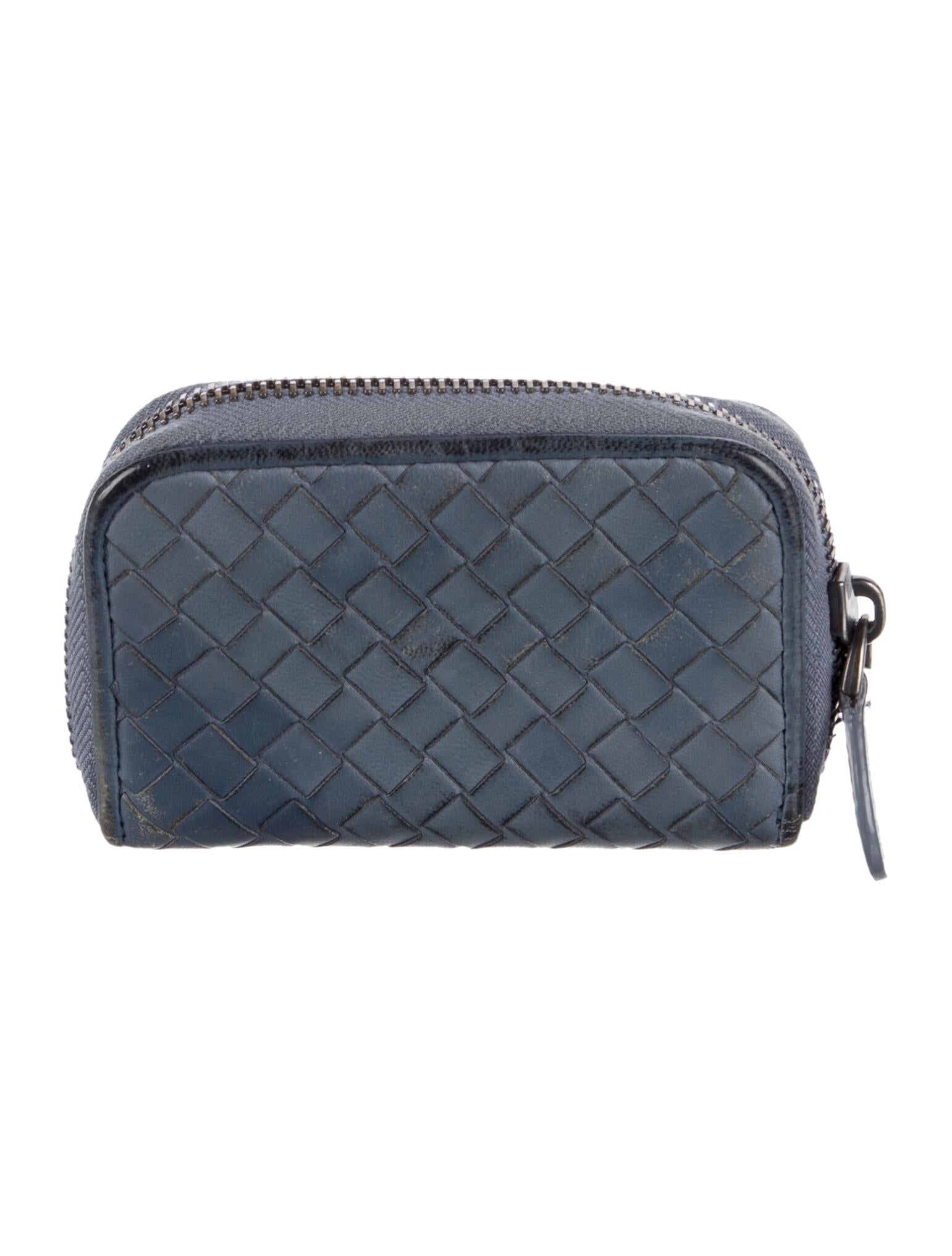 Bottega Veneta Vintage Intrecciato Weave Coin Pouch