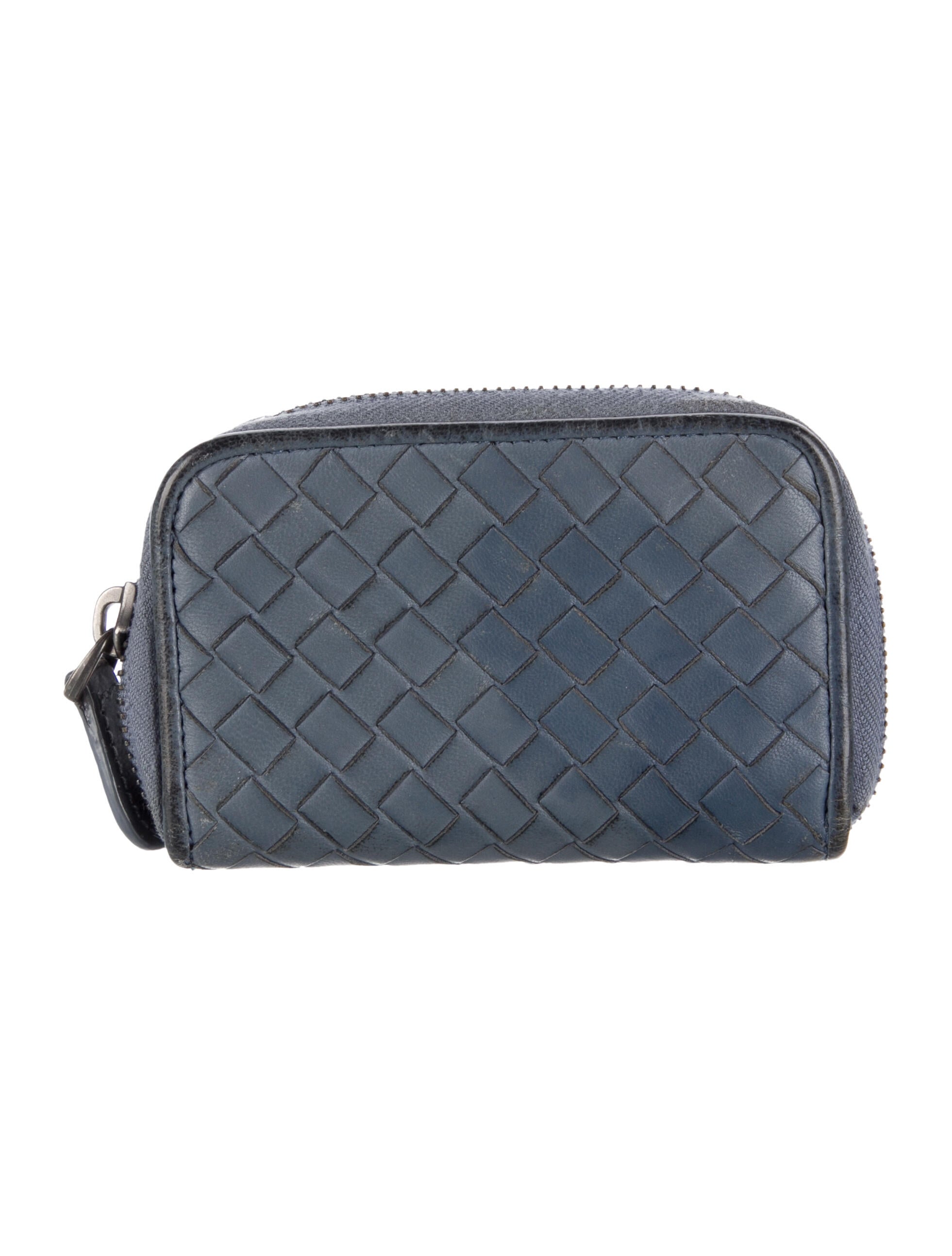 Bottega Veneta Vintage Intrecciato Weave Coin Pouch