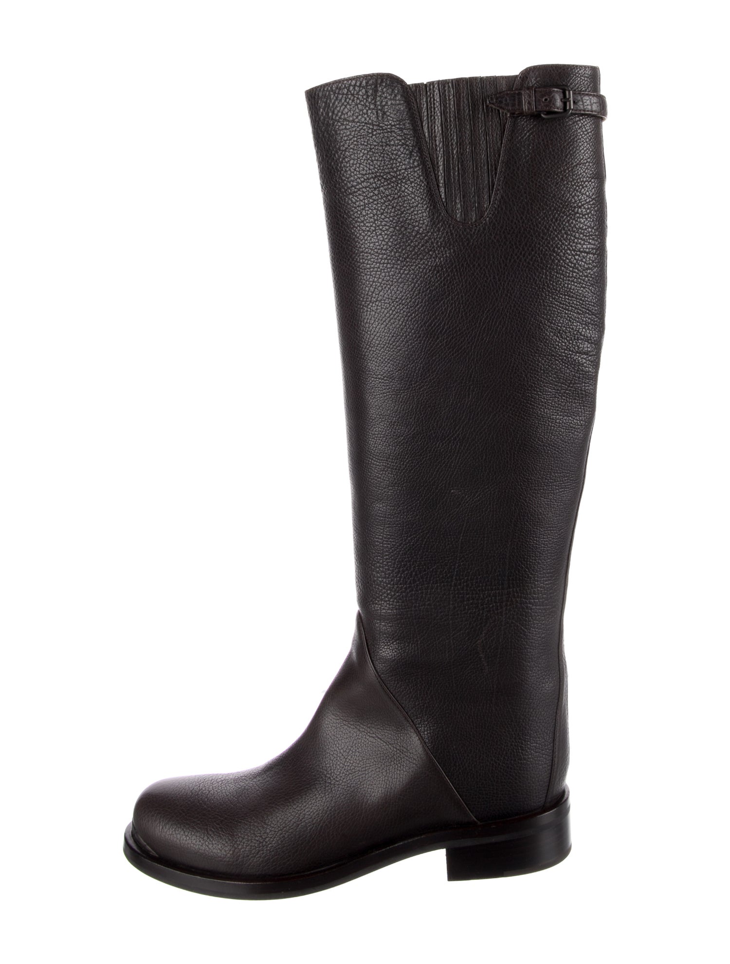 Bottega Veneta Leather Riding Boots