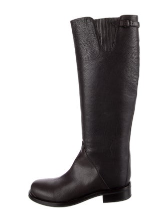 Bottega Veneta Leather Riding Boots