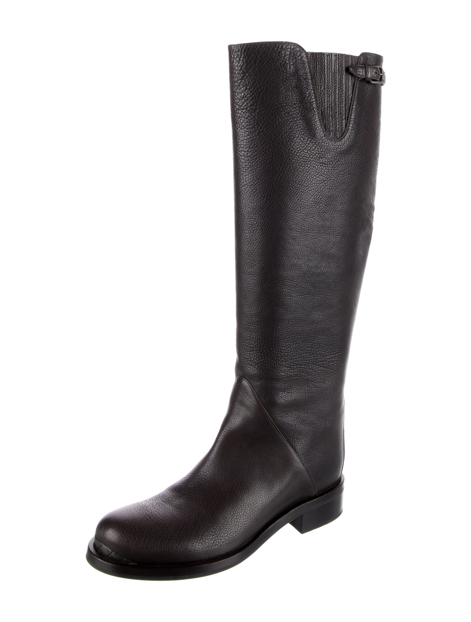 Bottega Veneta Leather Riding Boots