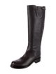 Bottega Veneta Leather Riding Boots
