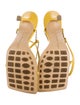 Bottega Veneta Leather Chain-Link Accents Sandals