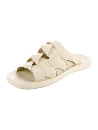 Bottega Veneta Canvas Slides