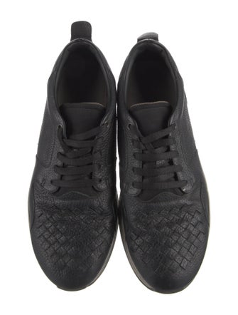Bottega Veneta Intrecciato Weave Leather Sneakers