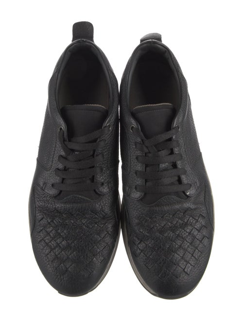 Bottega Veneta Intrecciato Weave Leather Sneakers