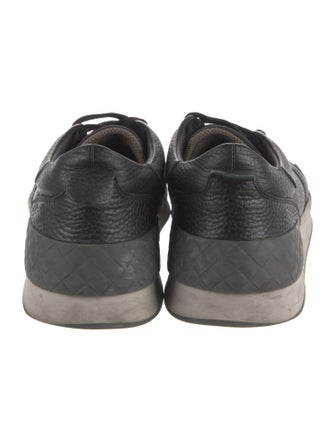 Bottega Veneta Intrecciato Weave Leather Sneakers