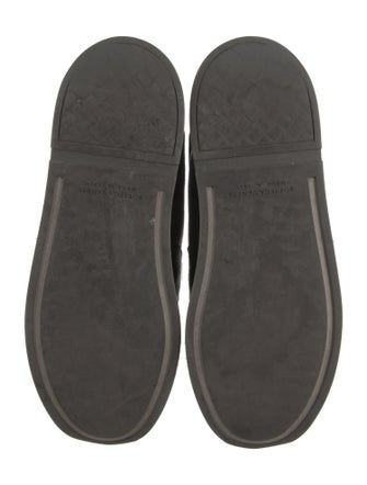 Bottega Veneta Intrecciato Weave Leather Sneakers