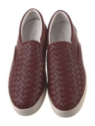 Bottega Veneta Intrecciato Weave Leather Sneakers
