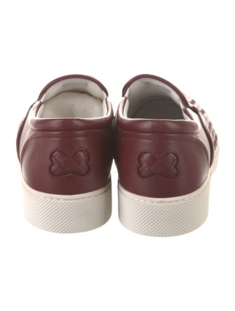 Bottega Veneta Intrecciato Weave Leather Sneakers