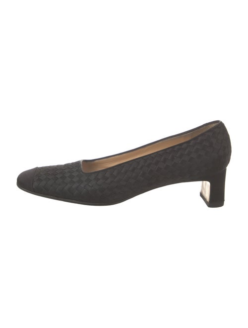 Bottega Veneta Intrecciato Weave Leather Pumps