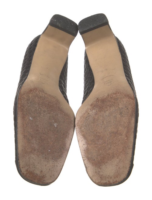 Bottega Veneta Intrecciato Weave Leather Pumps