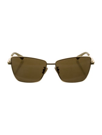 Bottega Veneta Square Tinted Sunglasses