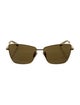 Bottega Veneta Square Tinted Sunglasses