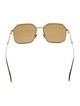 Bottega Veneta Oversize Tinted Sunglasses