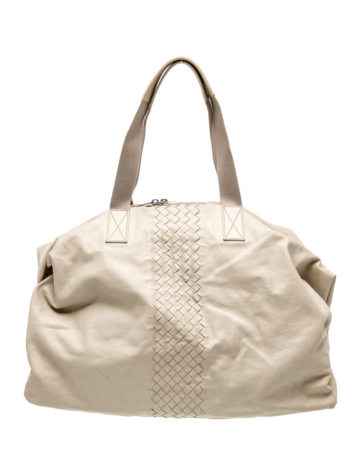 Bottega Veneta Leather Weekender Bag