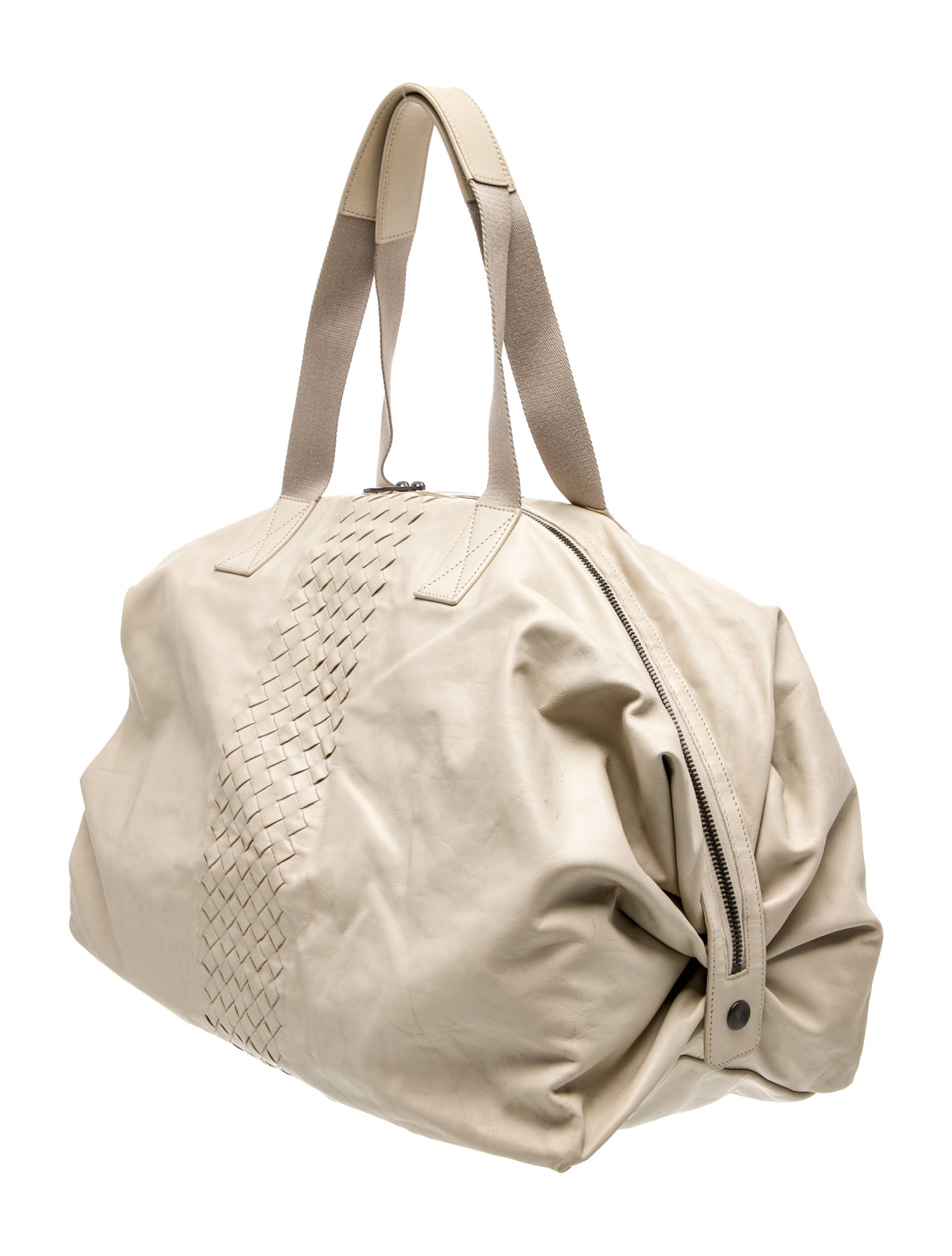 Bottega Veneta Leather Weekender Bag