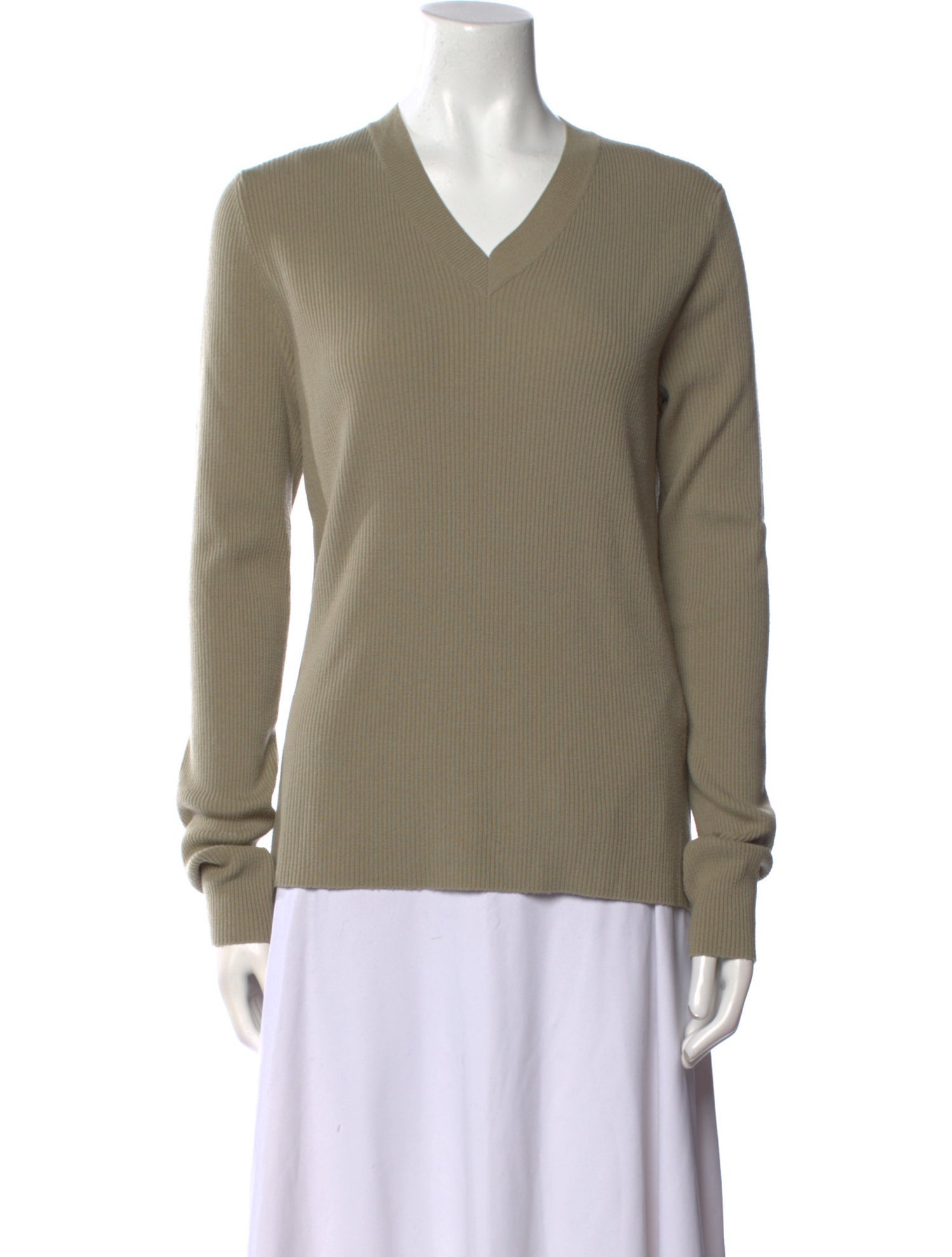 Bottega Veneta Wool V-Neck Top