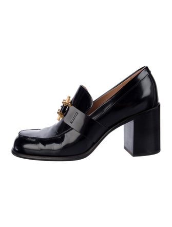 Bottega Veneta Intrecciato Weave Patent Leather Pumps