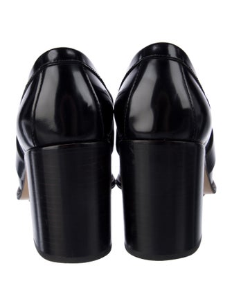 Bottega Veneta Intrecciato Weave Patent Leather Pumps