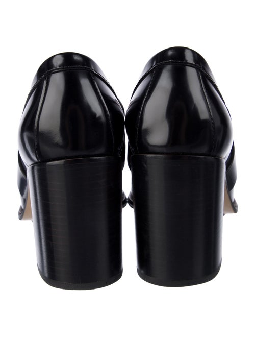 Bottega Veneta Intrecciato Weave Patent Leather Pumps