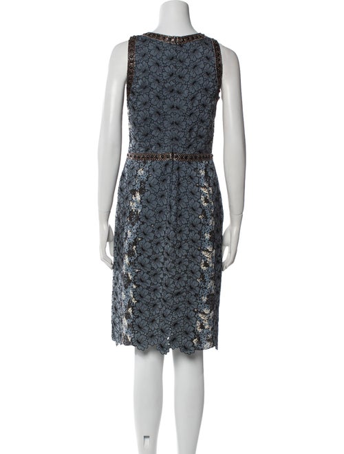 Bottega Veneta Lace Pattern Knee-Length Dress
