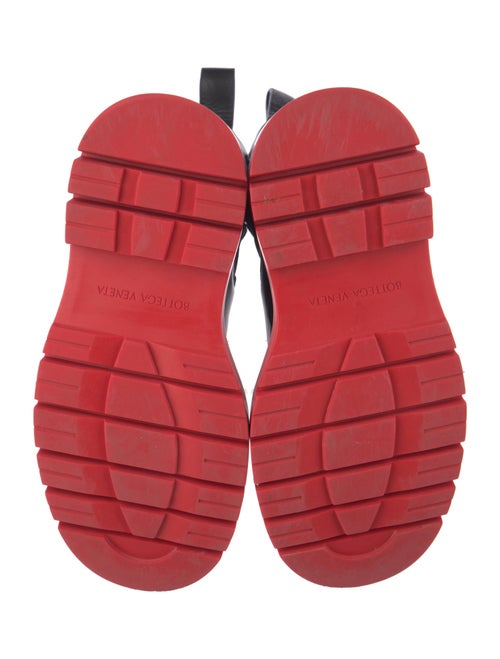 Bottega Veneta Leather Colorblock Pattern Chelsea Boots