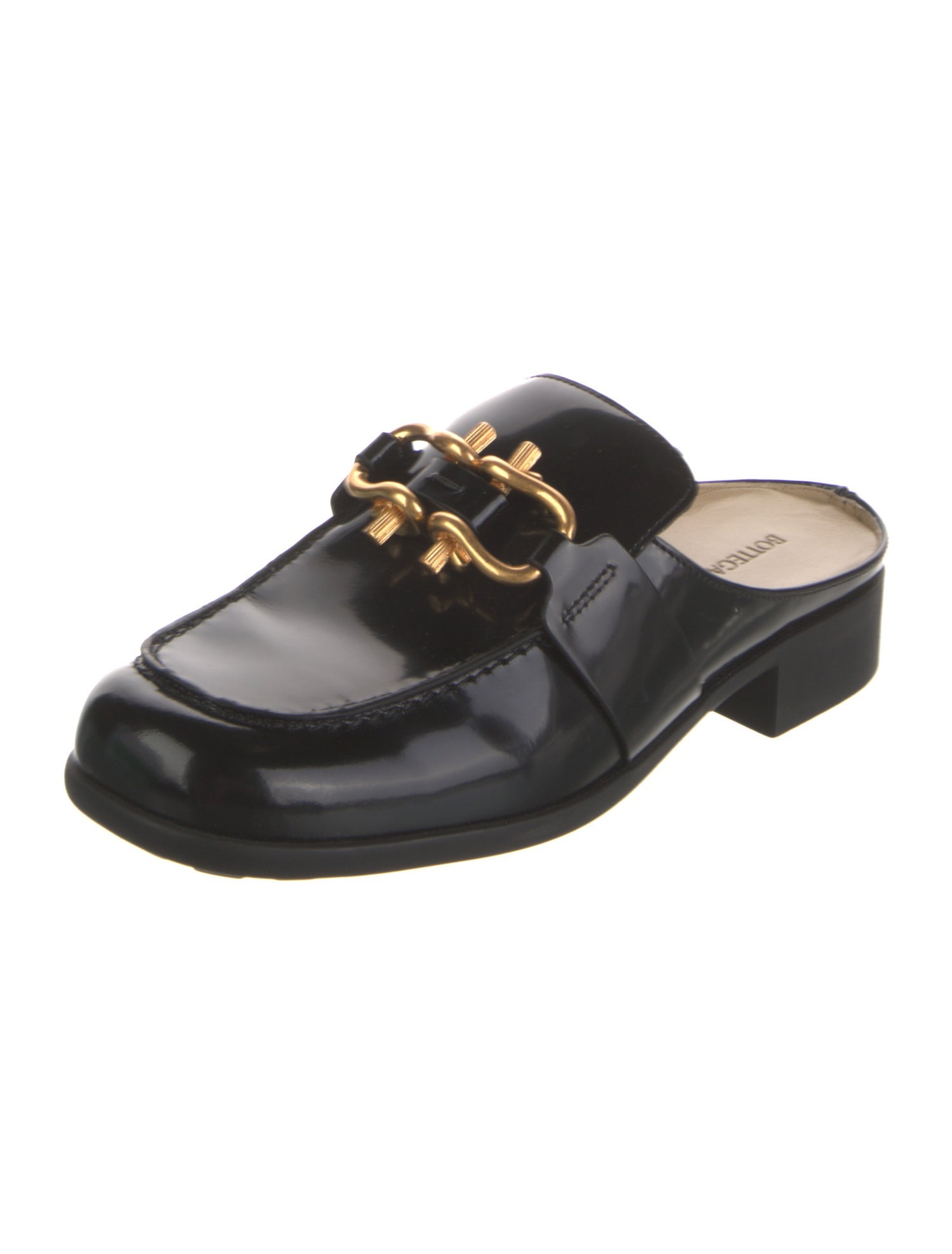 Bottega Veneta Patent Leather Mules