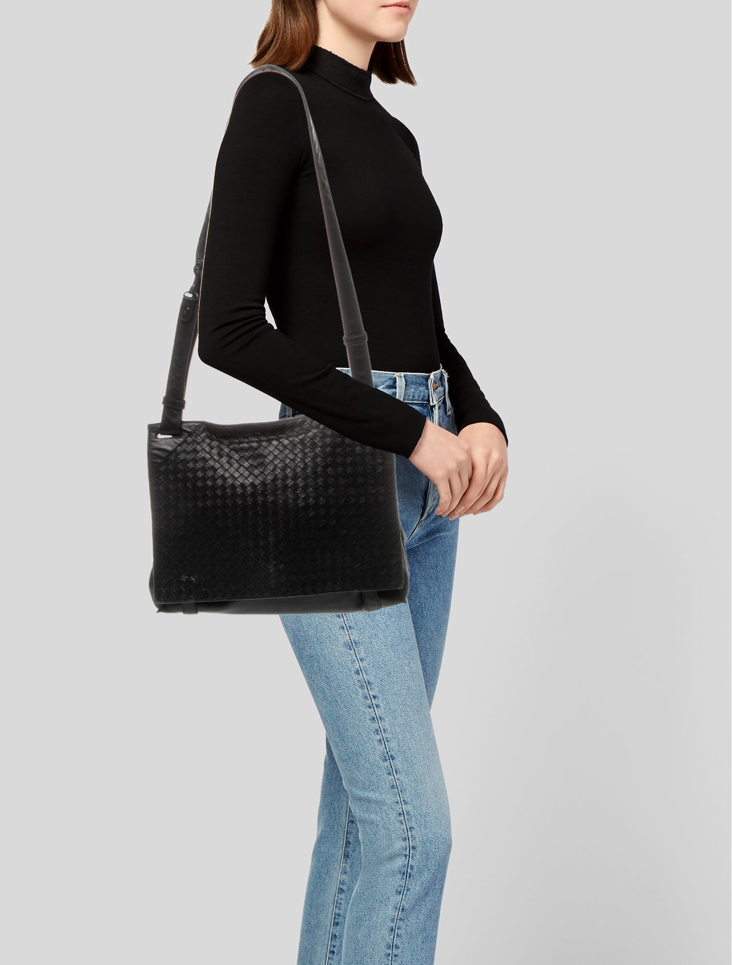 Bottega Veneta Intrecciato Messenger Bag