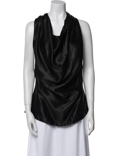 Bottega Veneta Cowl Neck Sleeveless Blouse