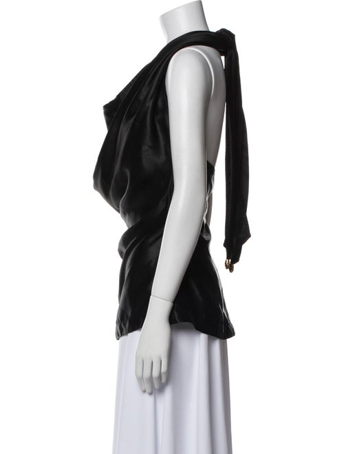 Bottega Veneta Cowl Neck Sleeveless Blouse