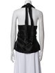 Bottega Veneta Cowl Neck Sleeveless Blouse