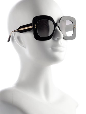 Bottega Veneta Oversize Gradient Sunglasses