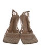 Bottega Veneta Mesh Chain-Link Accents Slingback Pumps