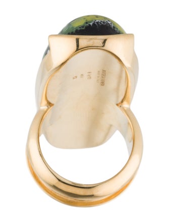 Bottega Veneta Ellipse Large Ceramic Cocktail Ring