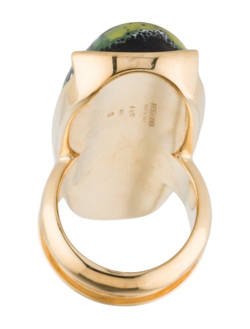 Bottega Veneta Ellipse Large Ceramic Cocktail Ring
