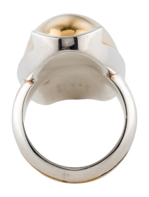 Bottega Veneta Ellipse Large Cocktail Ring
