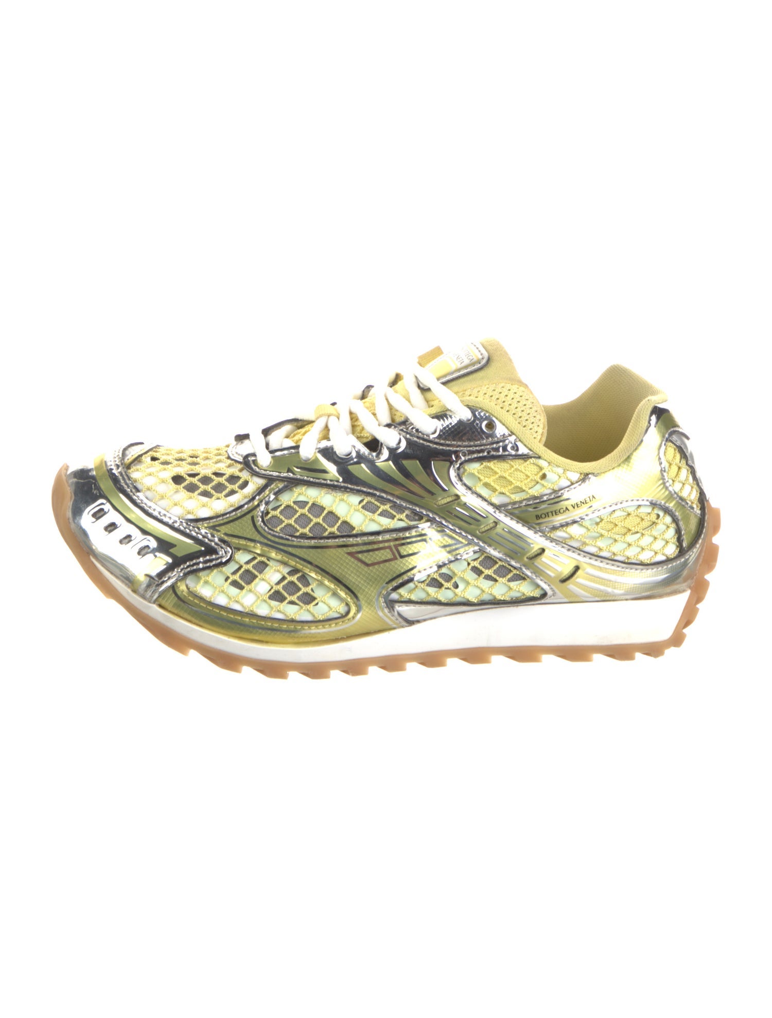 Bottega Veneta Mesh Printed Athletic Sneakers