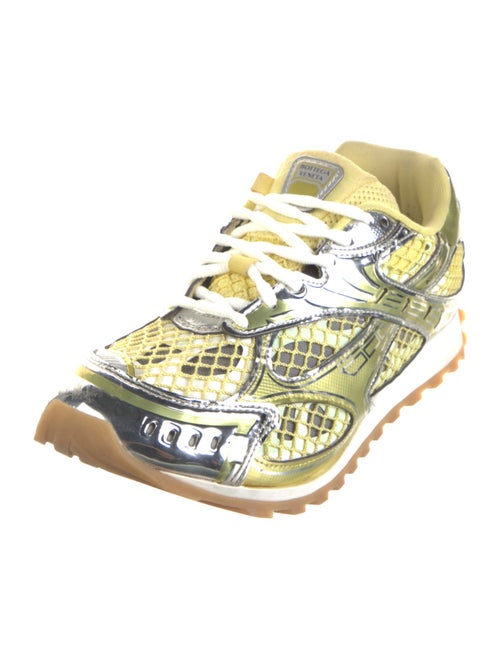 Bottega Veneta Mesh Printed Athletic Sneakers