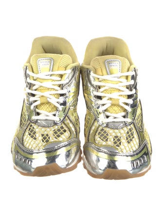 Bottega Veneta Mesh Printed Athletic Sneakers