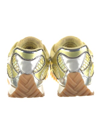 Bottega Veneta Mesh Printed Athletic Sneakers