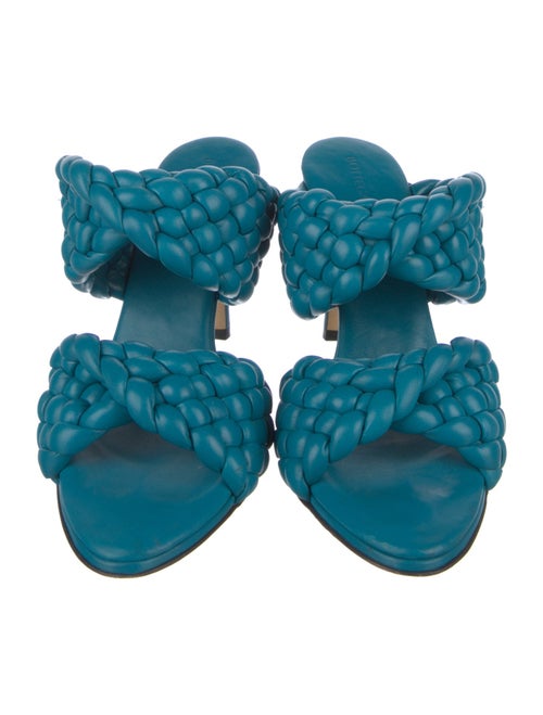 Bottega Veneta Intrecciato Weave Leather Slides